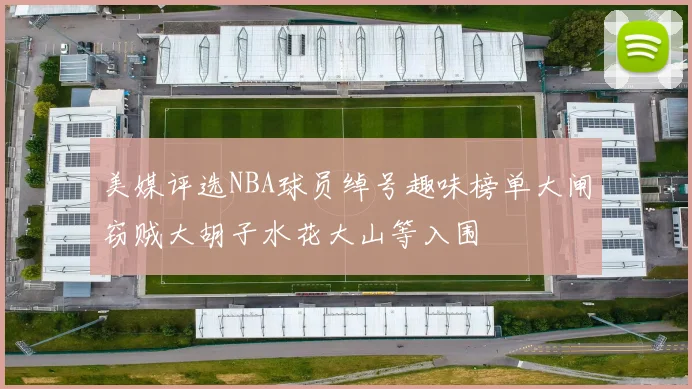 美媒评选NBA球员绰号趣味榜单大闸窃贼大胡子水花大山等入围