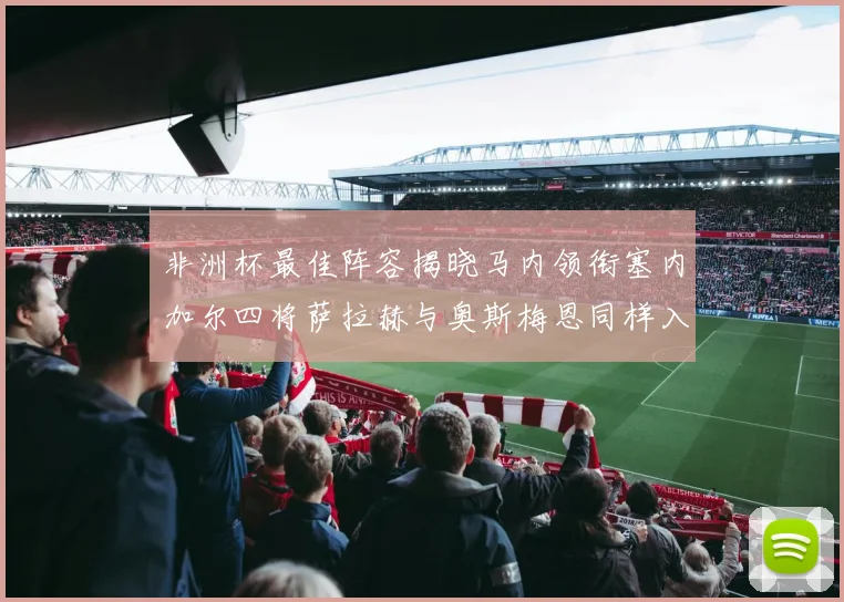 非洲杯最佳阵容揭晓马内领衔塞内加尔四将萨拉赫与奥斯梅恩同样入选