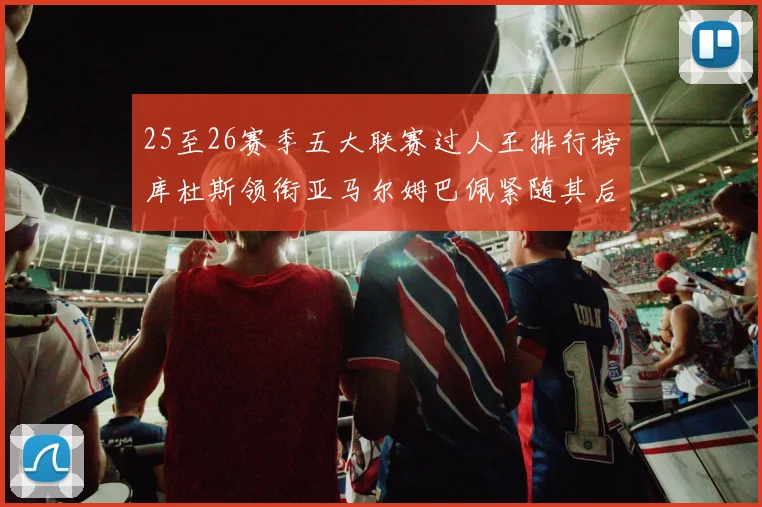 25至26赛季五大联赛过人王排行榜库杜斯领衔亚马尔姆巴佩紧随其后